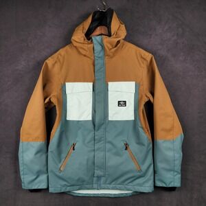 Rip Curl Pinnacle 10K/10K Snow Jacket Mens Medium Brown Sage 004MOU Anti-Series